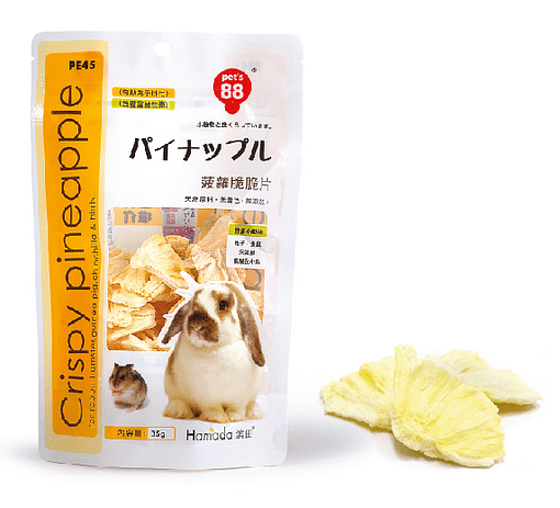 Pet'88 Crispy Pineapple Slice Food for Small Animals 35g