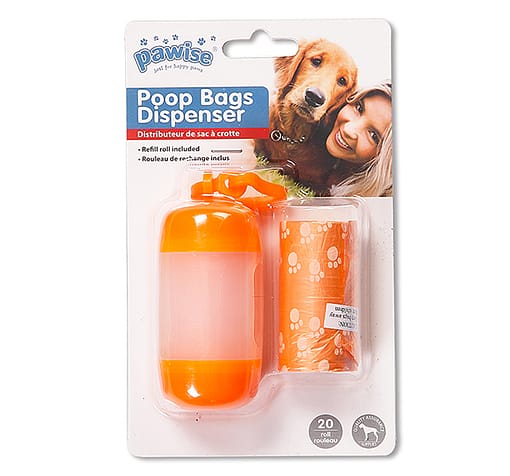 Pawise Poop Bag Dispenser (20 Sheets) (3 Colours)