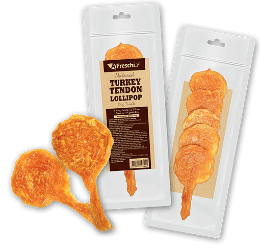 Natural Turkey Tendon Lollipop (5pc/set)