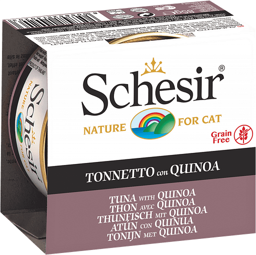 Schesir Cat Can in Jelly Tuna with Quinoa Wet Cat Food 85g