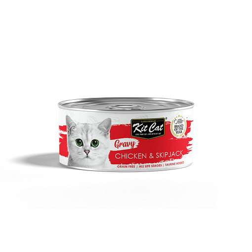 Kit Cat Gravy Chicken & Skipjack 70g