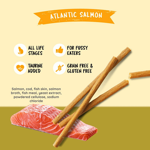 Kit Cat Grain Free Cat Stick - Atlantic Salmon