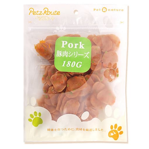 Petz Route Pork Chips With Vegetable Dog Treat