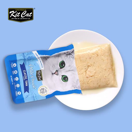 Kit Cat Petite Pouch Classic Tuna Wet Cat Food