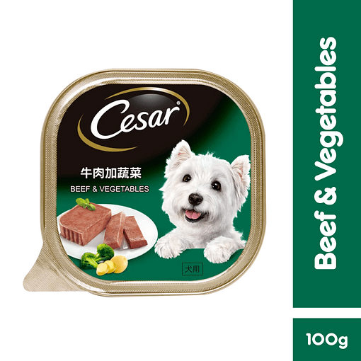 Cesar Dog Food Wet Food Beef & Vegetables 1 00g