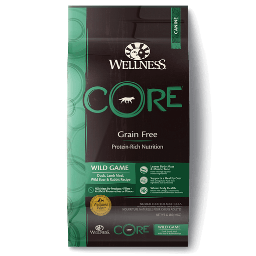 Wellness Core Grain-Free for Dog – Wild Game (3 Sizes)