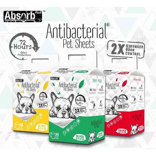 Absorb Plus Antibacterial Pet Sheets