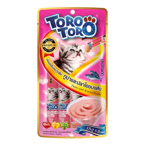 Toro Lickable Cat Treat Tuna With Katsuobushi