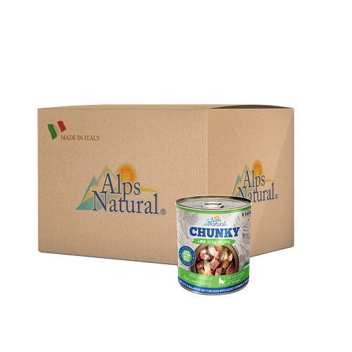 Alps Natural Chunky Lamb Stew Recipe Dog Canned Food 720g | Wet Dog Food