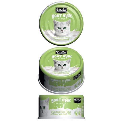 Kit Cat Goat Milk Gourmet Tuna & Shrimp 70g