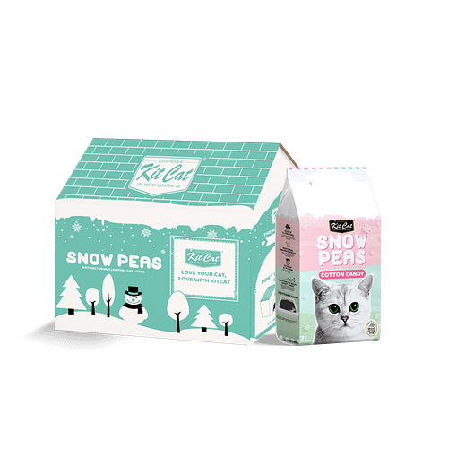 Kit Cat Snow Peas Cat Litter (Cotton Candy) 7L