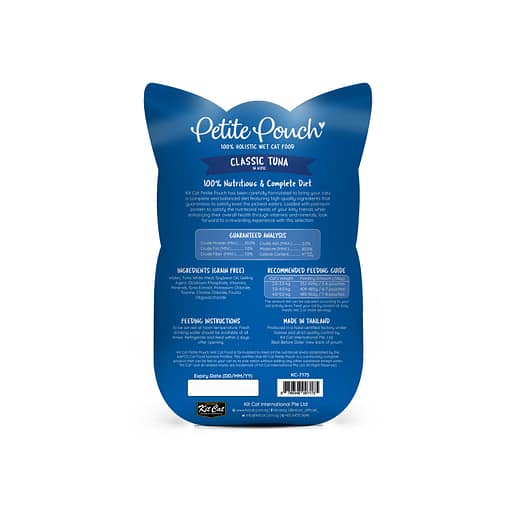 Kit Cat Petite Pouch Classic Tuna Wet Cat Food