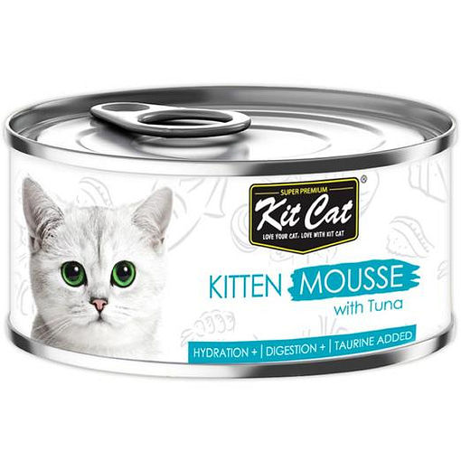 Kit Cat Kitten Mousse With Tuna Toppers 80g