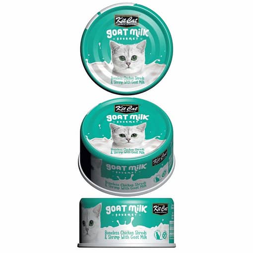 Kit Cat Goat Milk Gourmet Chicken & Shrimp 70g