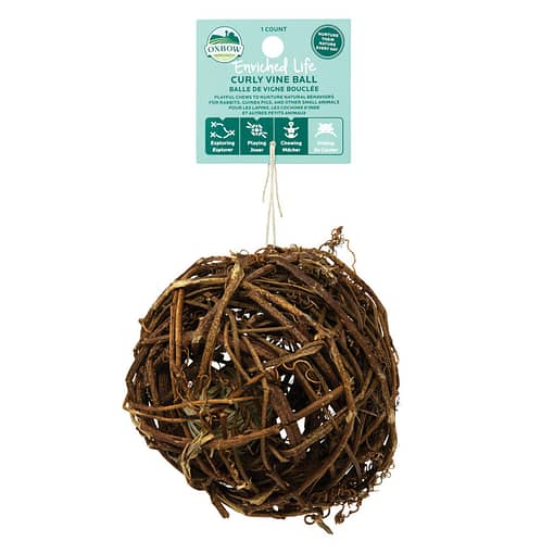 Oxbow Enriched Life - Curly Vine Ball Toy for Small Animals