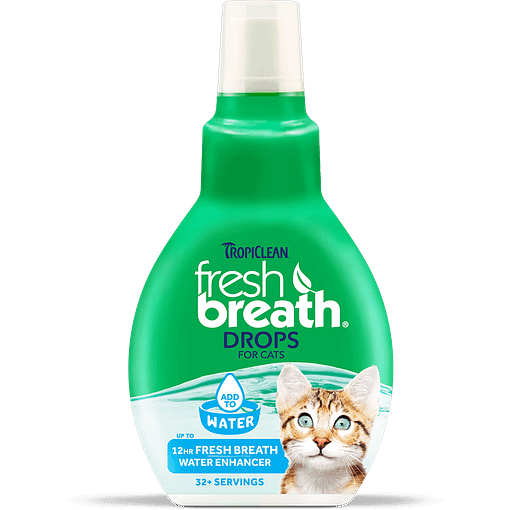 TropiClean Fresh Breath Drops for Cats 2.2 fl oz