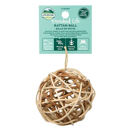 Oxbow Enriched Life - Rattan Ball Toy for Small Animals