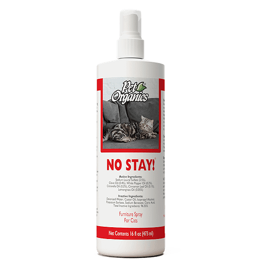 NaturVet Pet Organics No Stay! Furniture Spray for Cats 16oz