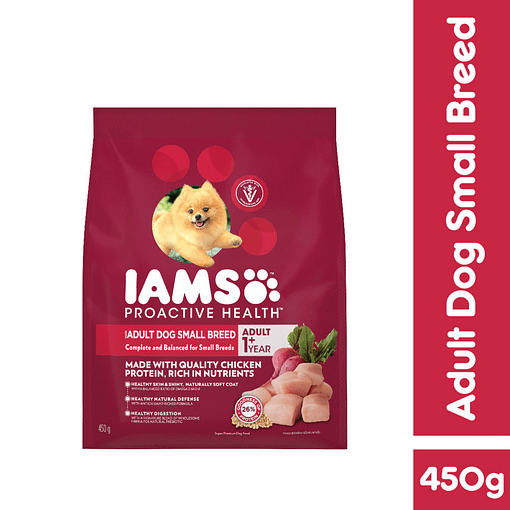 IAMS Dog Food Dry Food Adult Small Breed 450g