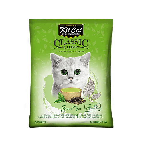 Kitcat Cat Litter 10L/7kg (Green Tea)