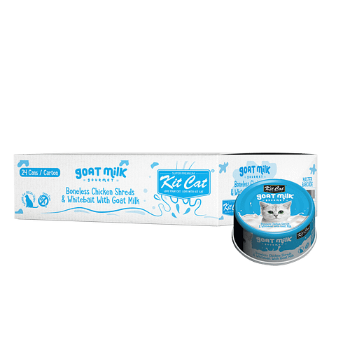 Kit Cat Goat Milk Gourmet Chicken & Whitebait 70g