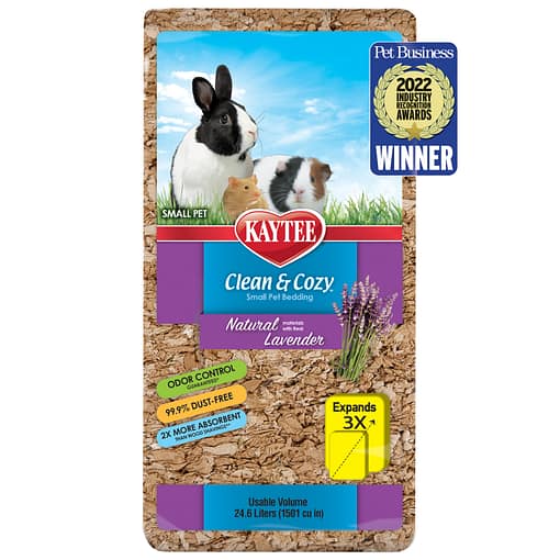 Kaytee Clean & Cozy Natural Bedding with Lavender 24.6 Liters