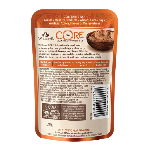 Wellness Core Tiny Tasters Chicken for Cat 1.75oz