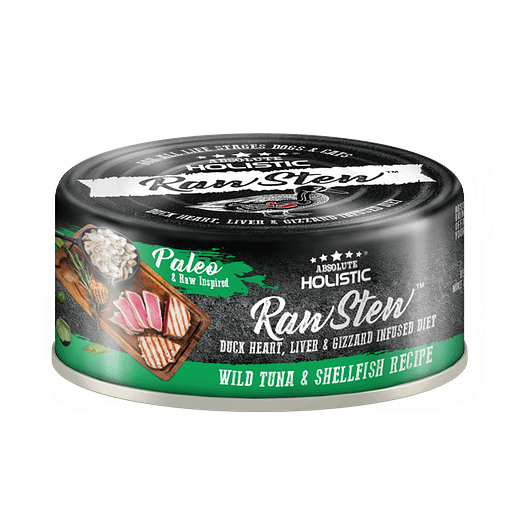 Absolute Holistic Rawstew Tuna & Shell Fish 80g