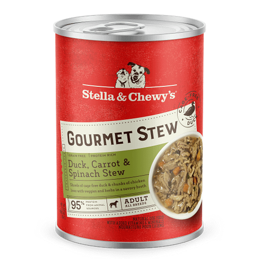 Stella & Chewy's Gourmet Stew - Duck, Carrot & Spinach Stew For Dogs - 12.5 oz