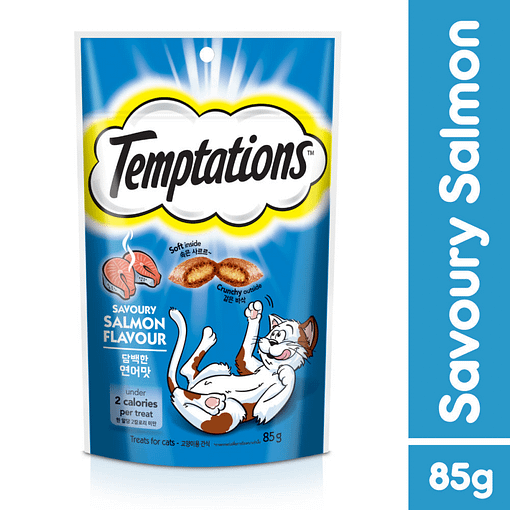 Temptations Cat Treat Cat Snack Salmon 85g