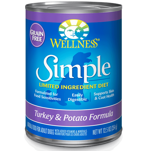 Wellness Simple Turkey & Potato Formula for Dog 12.5oz