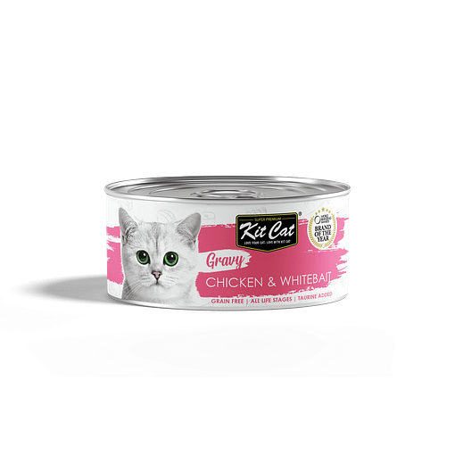 Kit Cat Gravy Chicken & Whitebait 70g