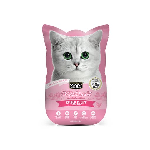 Kit Cat Petite Pouch Chicke Kitten Recipe Wet Cat Food