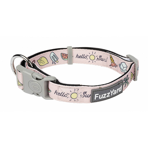 FuzzYard Dog Collar Hello Sun