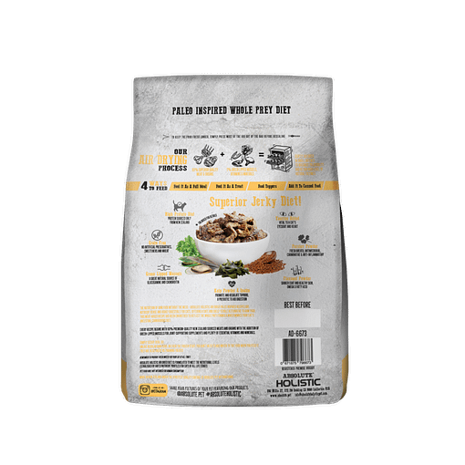 Absolute Holistic Air Dried Lamb & Salmon For Cat 500g