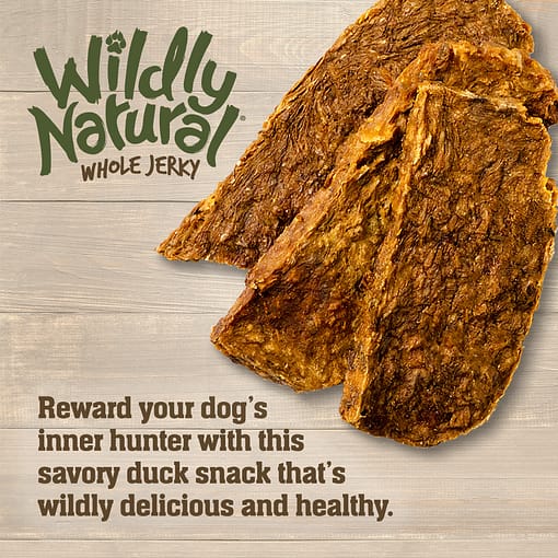 Fruitable Wildy Natural Whole Jerky Grilled Duck Dog Treats 5oz