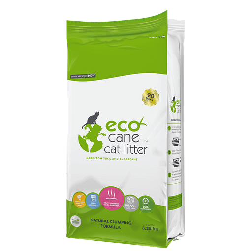 Eco Cane Cat Litter Natural Scented 3.28kg