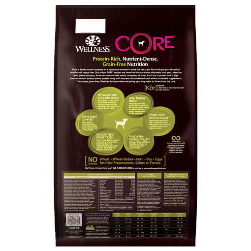 Wellness Core Grain-Free for Small Dog Breed – Healthy Weight