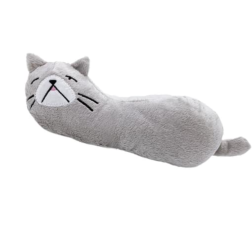 Comfortable Cat Pillow - Sleepy Grey Cat