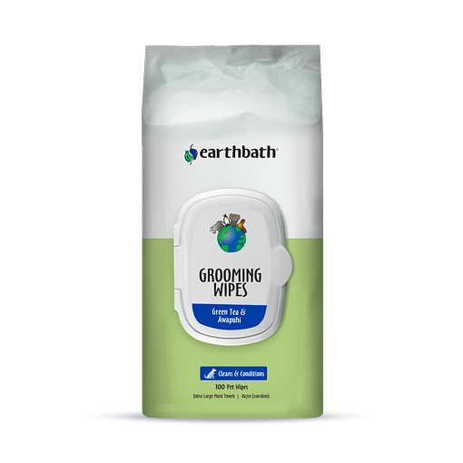 Earthbath Green Tea Wipes 100pcs For Pets