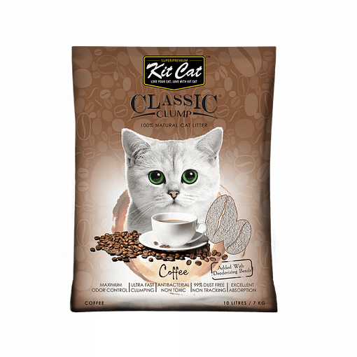 Kitcat Cat Litter 10L/7kg (Coffee)