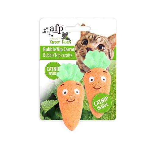 AFP Green Rush Bubble'Nip Carrot for Cat