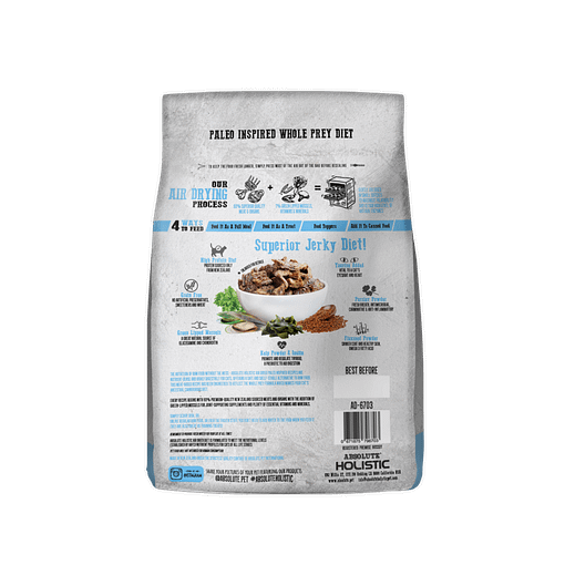 Absolute Holistic Air Dried Blue Mackerel & Lamb For Cat 500g