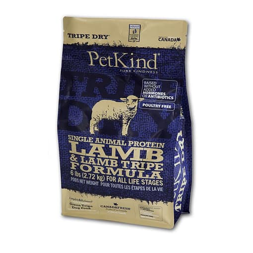 PetKind Single Animal Protein Lamb & Lamb Tripe Grain Free Dry Dog Food