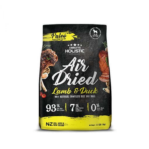 Absolute Holistic Air Dried Lamb & Duck Dog