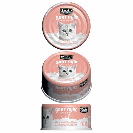 Kit Cat Goat Milk Gourmet Tuna & Salmon 70g