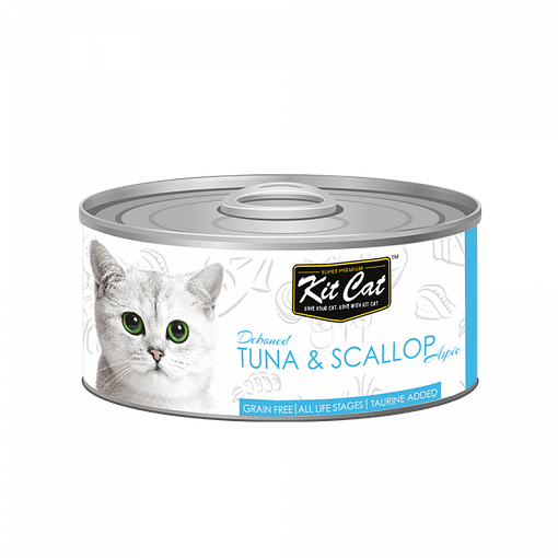 Kit Cat Deboned Tuna & Scallop Toppers 80g