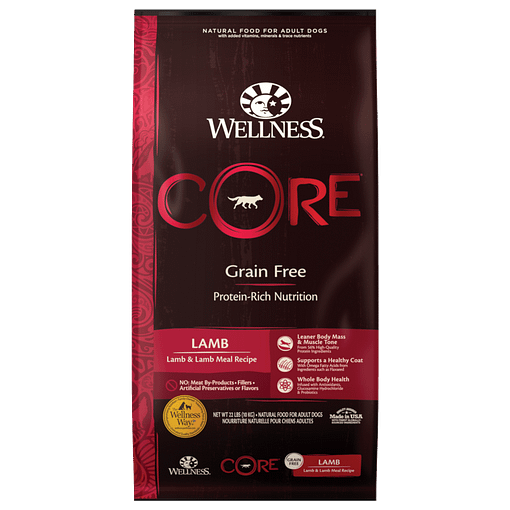 Wellness Core Grain-Free for Dog – Lamb (3 Sizes)