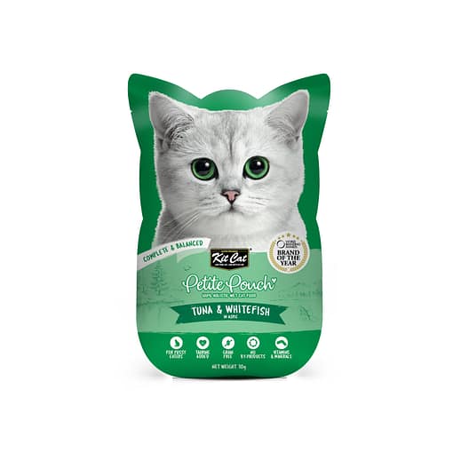 Kit Cat Petite Pouch Tuna & Whitefish Wet Cat Food