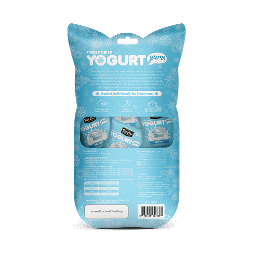 Kit Cat Freeze Dried Yogurt Yums Cat Treat - Original (10pcs)